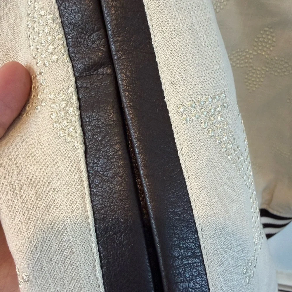 Louis Vuitton Cream and Black Bomber Jacket - Picture 7 of 8